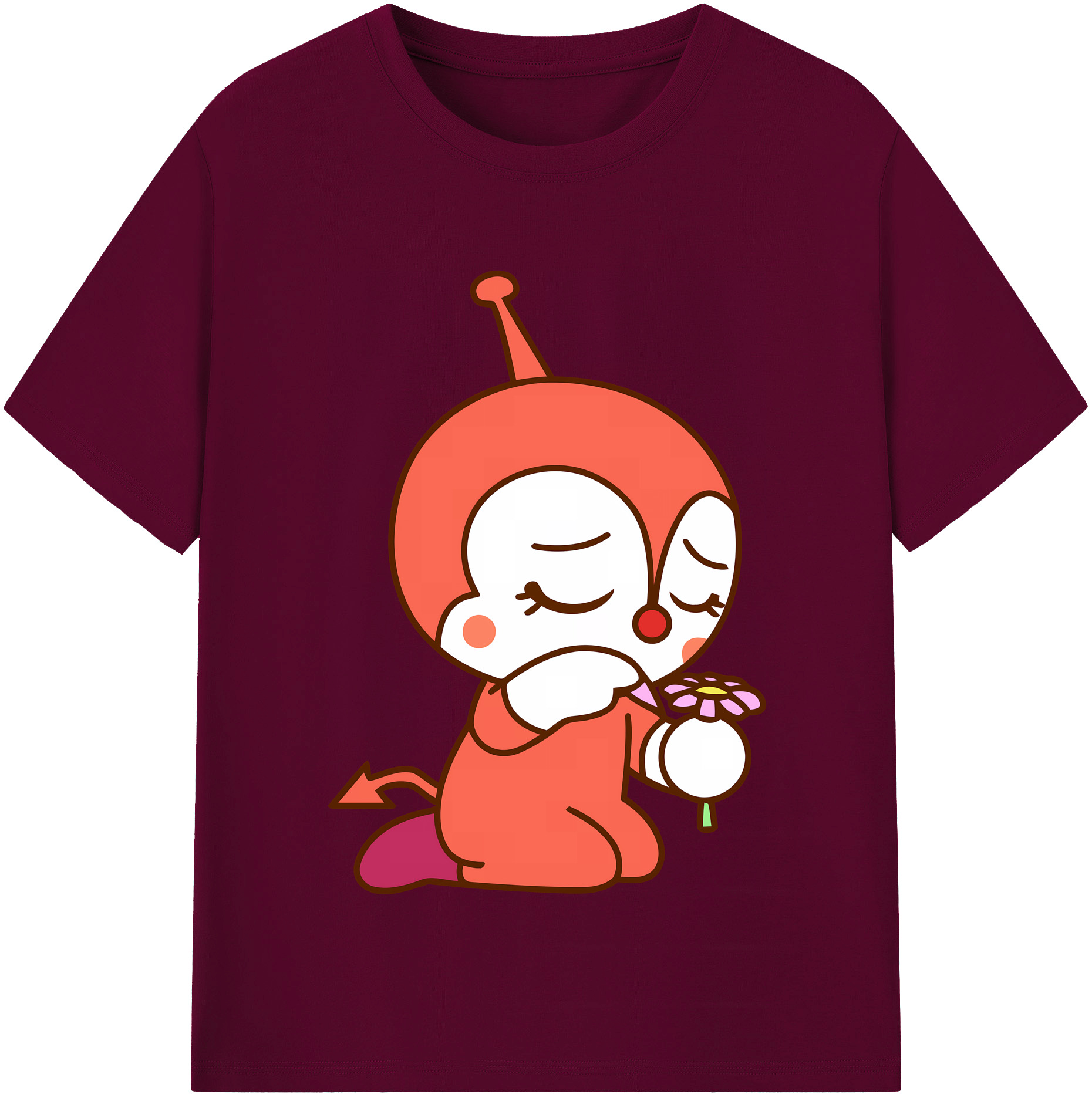 （画像用） アンパンマン Anpanman レディースカジュアルプリントTシャツ（綿100％）